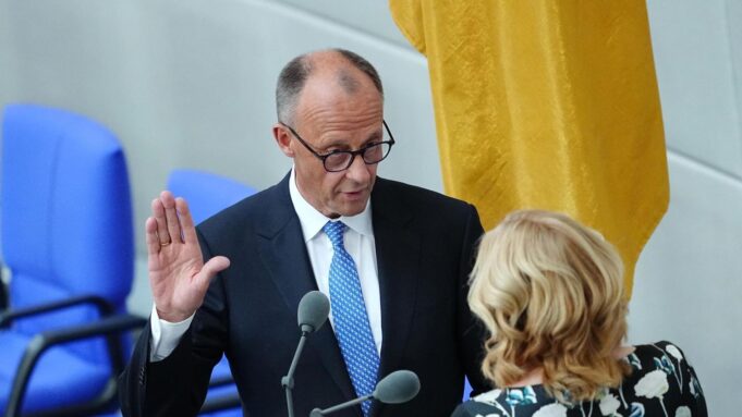 Friedrich Merz przysięga Office Office ++ Minister Nominacja


