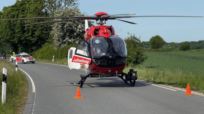 Poważny wypadek w L193 - całkowicie zamknięty po zderzeniu

