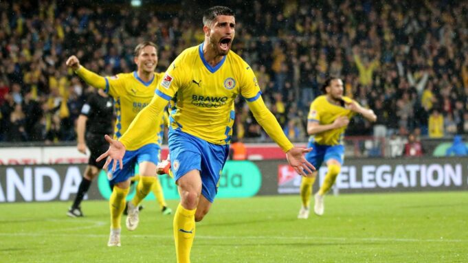 Spadek do drugiej Bundesligi: Braunschweig pozostaje w drugiej dywizji po ogromnym wysiłku.

