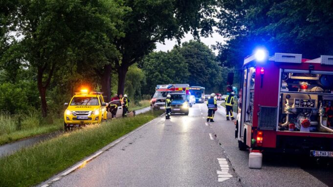 Dwie osoby zostały ranne po wypadku drogowym w B199 w pobliżu Wallspur

