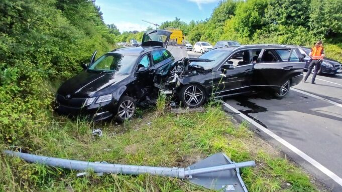 Dwa obrażenia po orientalnym wypadku stycznym w Flensburgu

