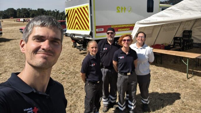 O świcie Eichsfeld rozpoczyna się misja DRK Mission Saalfeld


