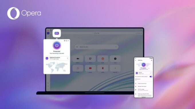 Opera uruchamia ulepszony tryb VPN Pro

