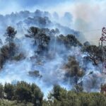 Waldbrand, w południowej Francji, wciąż nie jest usunięty